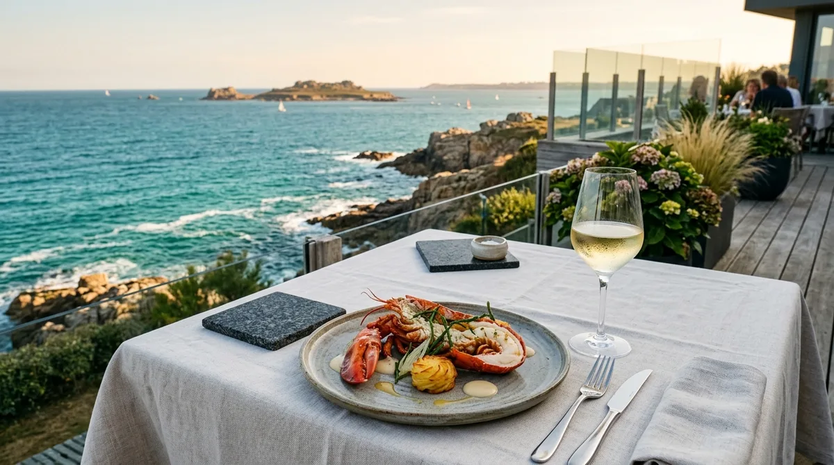 Restaurant finistère nord vue mer : sélection des meilleures tables bord de mer